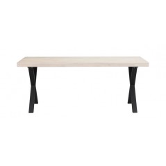 RO Brooklyn Extending Dining Table X 170x95 Whitewash/Black